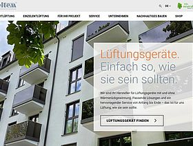 Screenshot der neuen Startseite von meltem.com