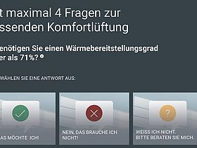Screenshot aus dem Meltem Gerätefinder