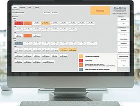 Foto von der Benutzeroberfläche der neuen Modbus Software