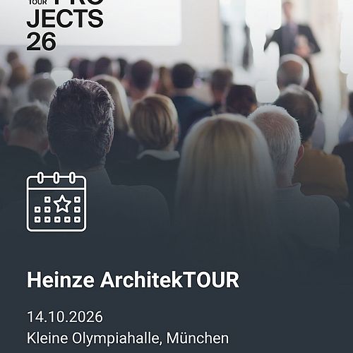 Unser letzter Stopp auf der Heinze ArchitekTour in diesem Jahr ist München. 

Am 14.10. sind wir dort zu Gast –...